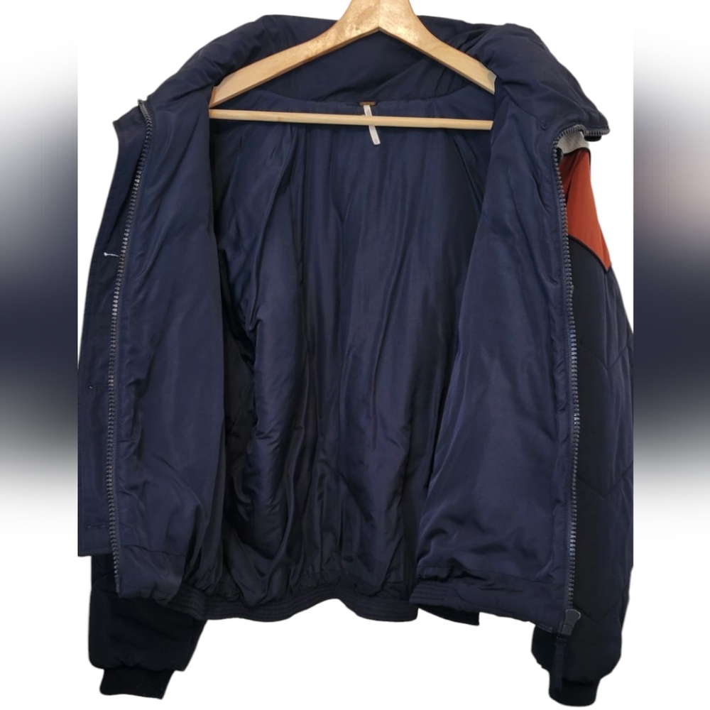 Free People Heidi Ski Cropped Puffer Jacket Size Medium - Picture 6 of 12